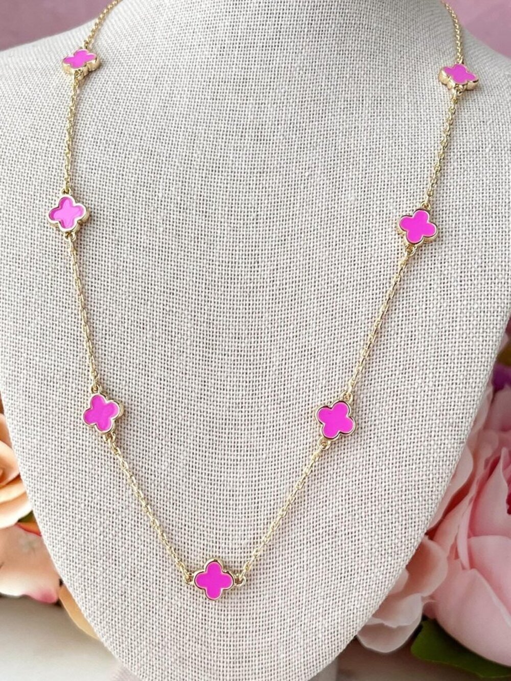 Park Lane Taffy Clover Quatrefoil Necklace